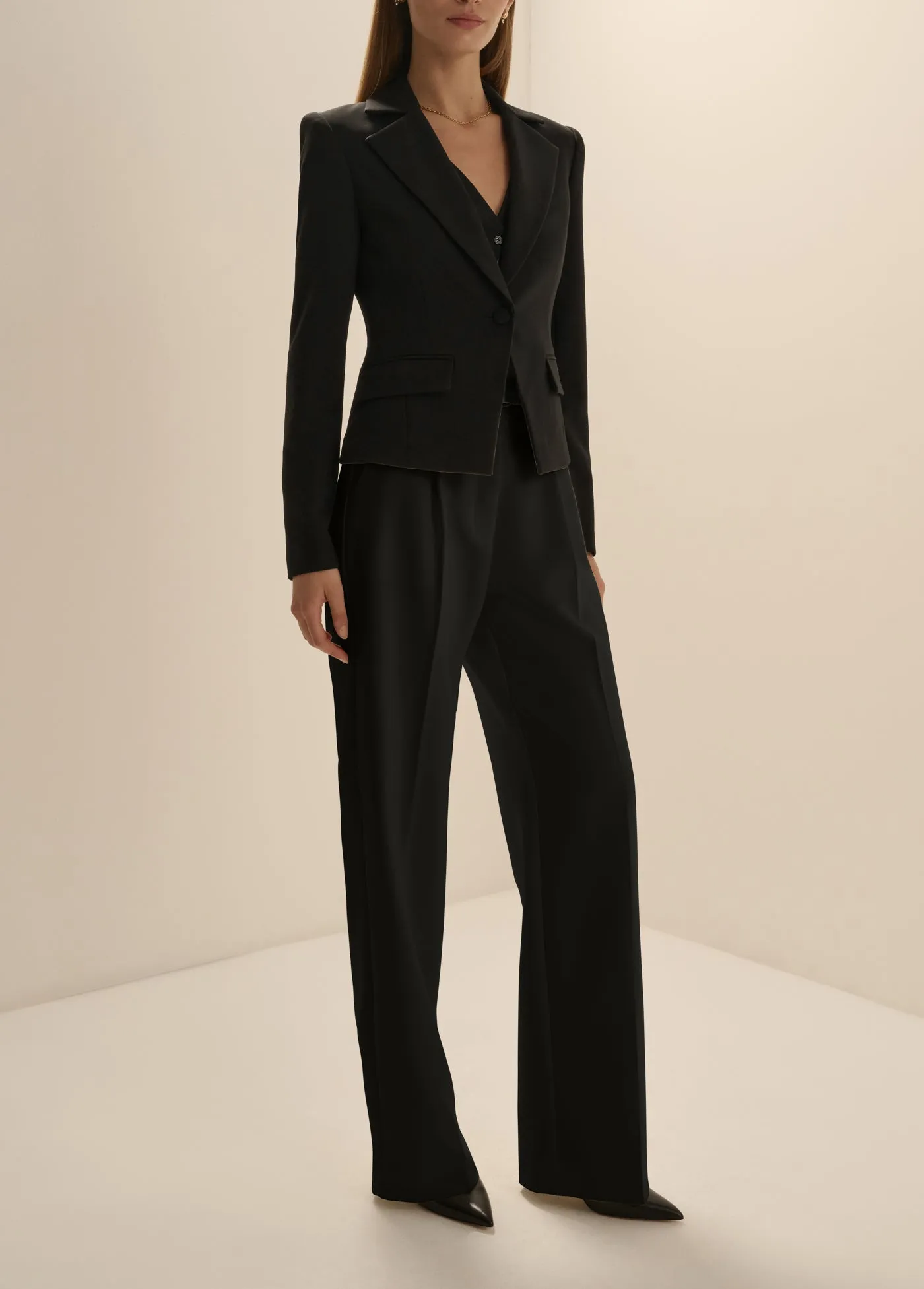 THE FAVORITE CROPPED BLAZER sold by Favorite Daughter product image thumbnail 5