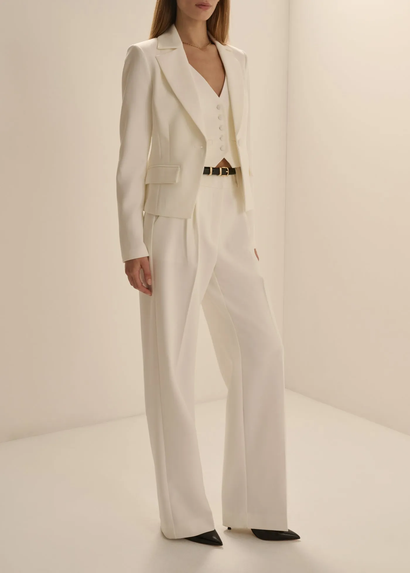 THE FAVORITE CROPPED BLAZER sold by Favorite Daughter product image thumbnail 4