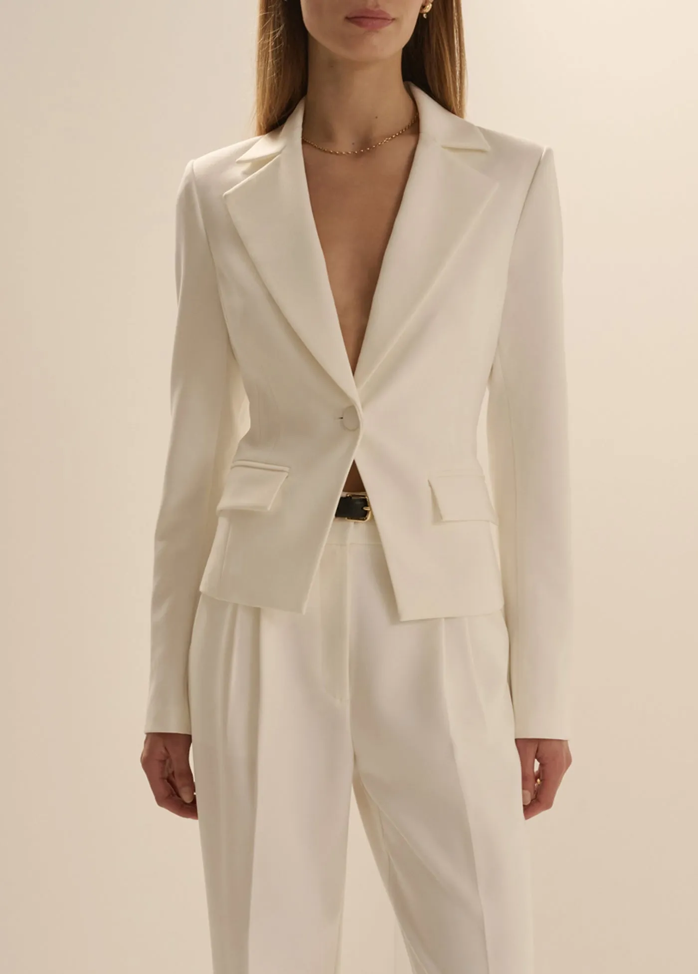 THE FAVORITE CROPPED BLAZER sold by Favorite Daughter