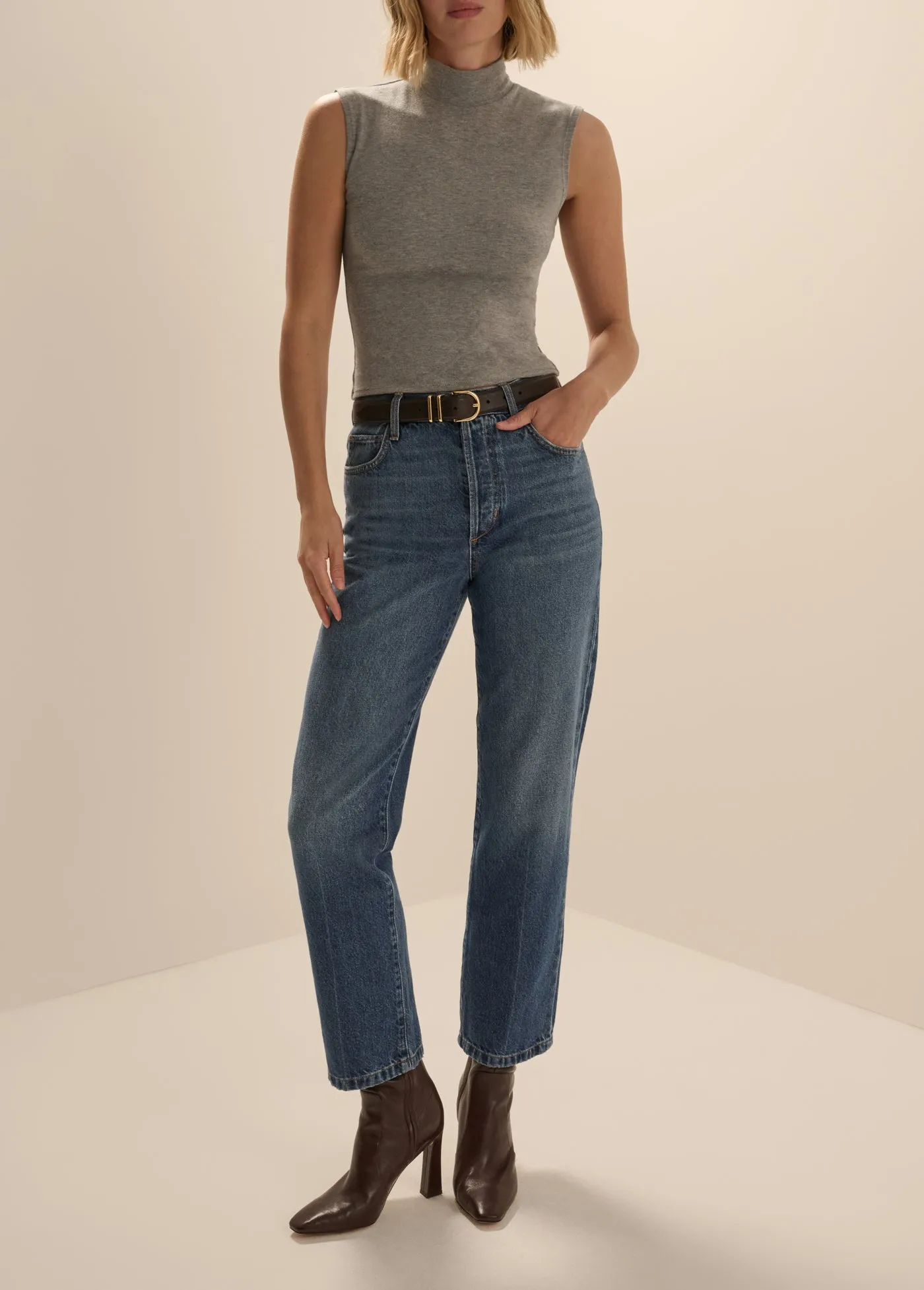 THE HERITAGE MOCKNECK TOP sold by Favorite Daughter product image thumbnail 4