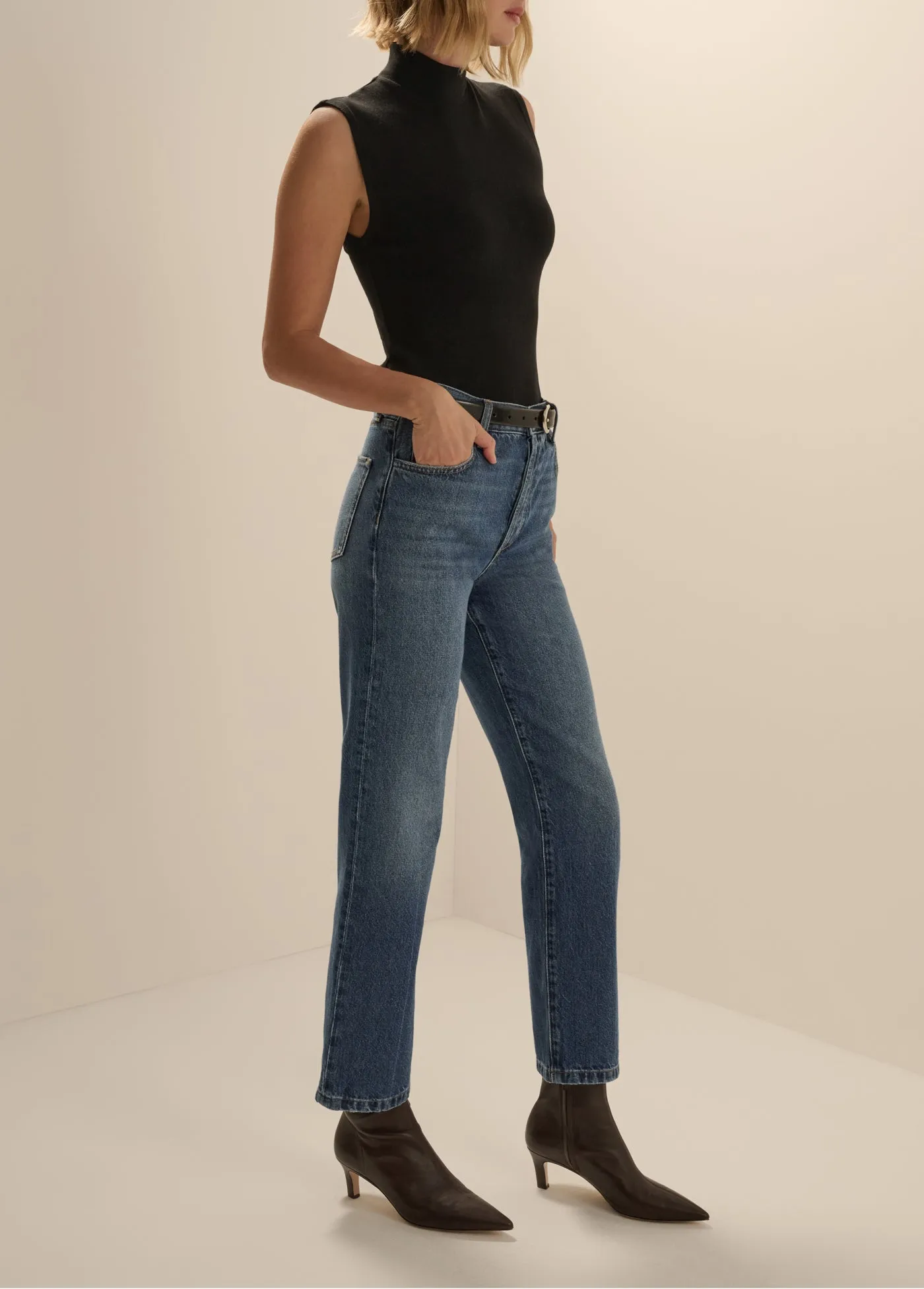 THE HERITAGE MOCKNECK TOP sold by Favorite Daughter product image thumbnail 3