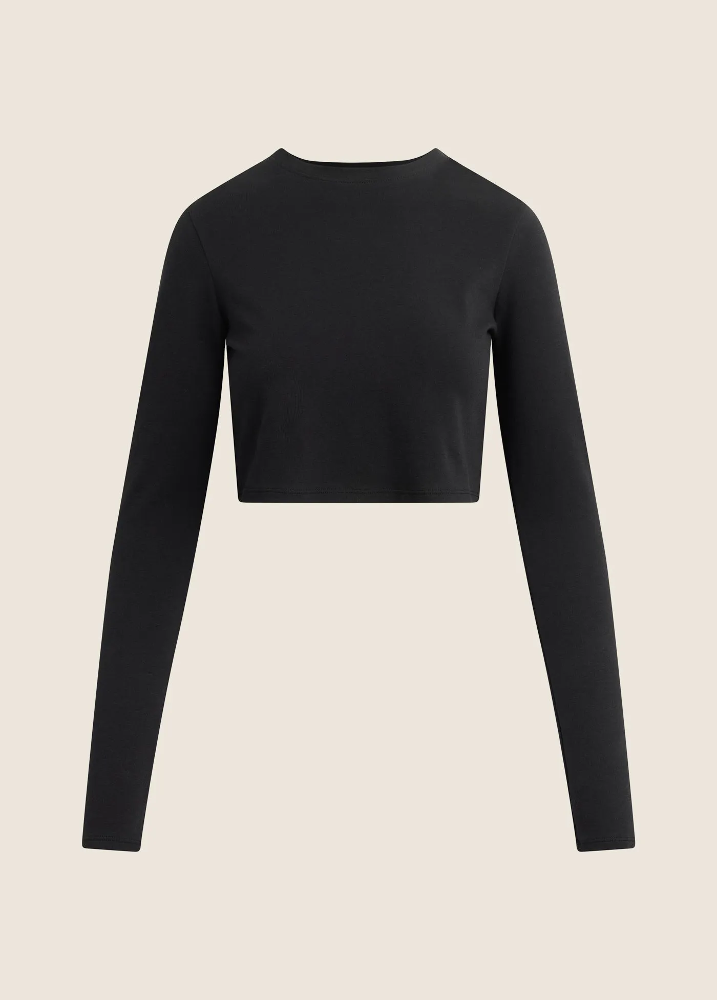 THE LONG SLEEVE LAURA CROP TOP sold by Favorite Daughter product image thumbnail 5