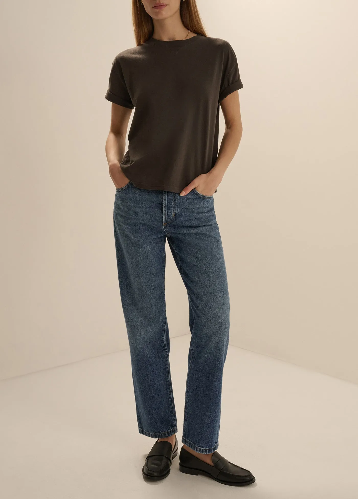 THE EVERYDAY SHORT SLEEVE TEE sold by Favorite Daughter product image thumbnail 4