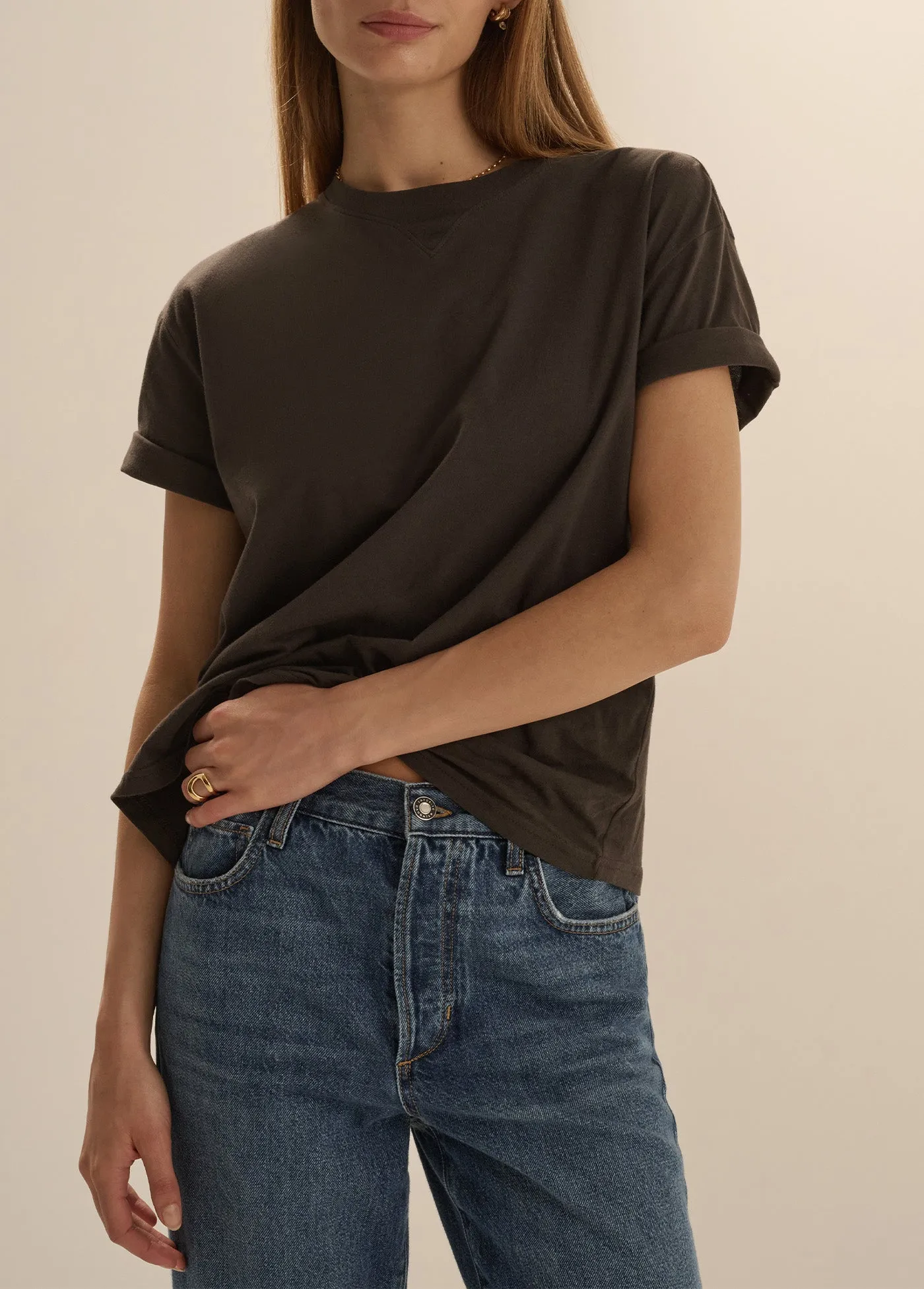 THE EVERYDAY SHORT SLEEVE TEE sold by Favorite Daughter