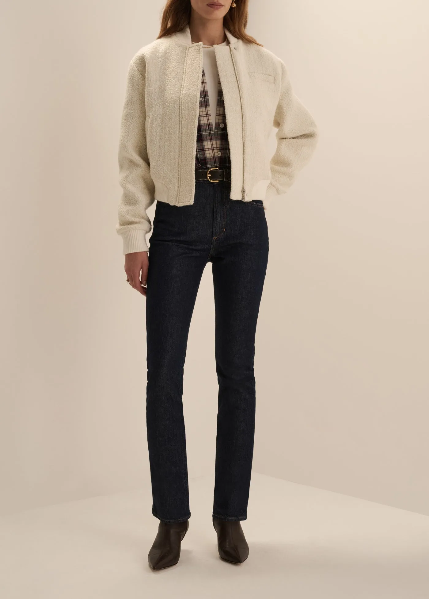 THE BOUCLE STUDIO BOMBER sold by Favorite Daughter product image thumbnail 3