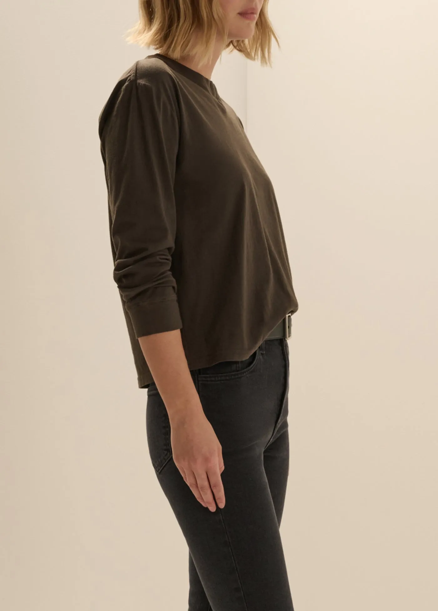 THE LONG SLEEVE EVERYDAY TEE sold by Favorite Daughter product image thumbnail 3