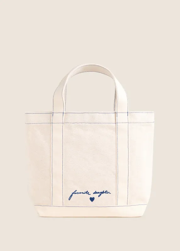 THE CANVAS MINNIE TOTE made by Favorite Daughter