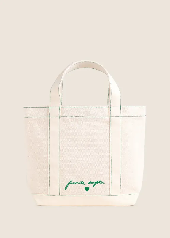 THE CANVAS MINNIE TOTE made by Favorite Daughter