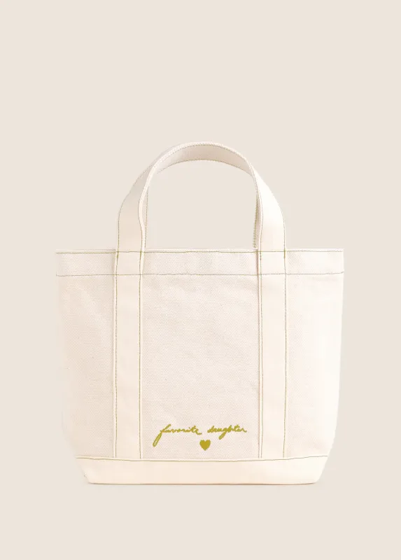 THE CANVAS MINNIE TOTE made by Favorite Daughter