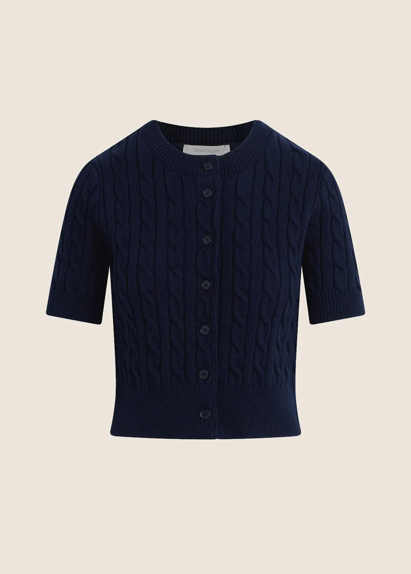 THE CAFE CABLE CARDIGAN sold by Favorite Daughter product image thumbnail 5