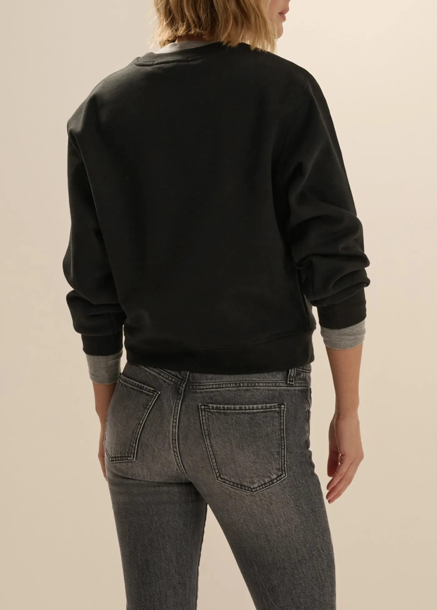 THE EMBROIDERED FAVORITE DAUGHTER HEART SWEATSHIRT sold by Favorite Daughter product image thumbnail 5