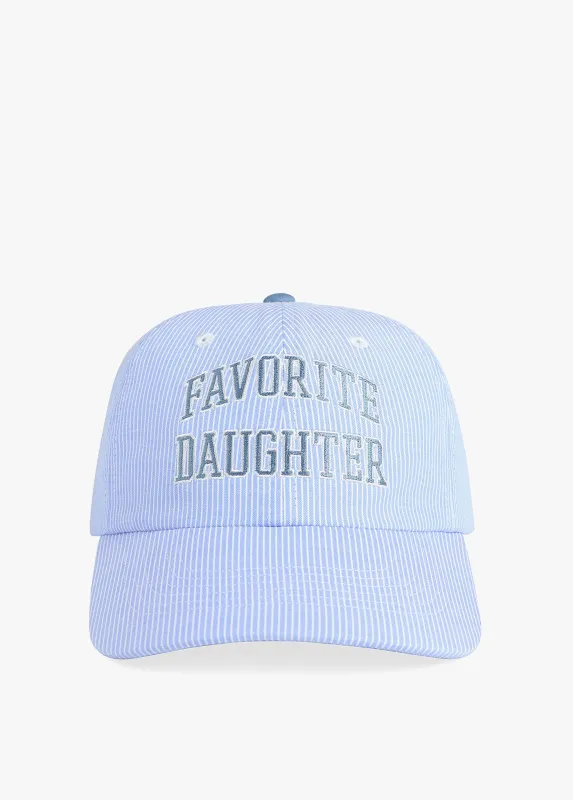 THE STRIPE LOGO BASEBALL CAP made by Favorite Daughter