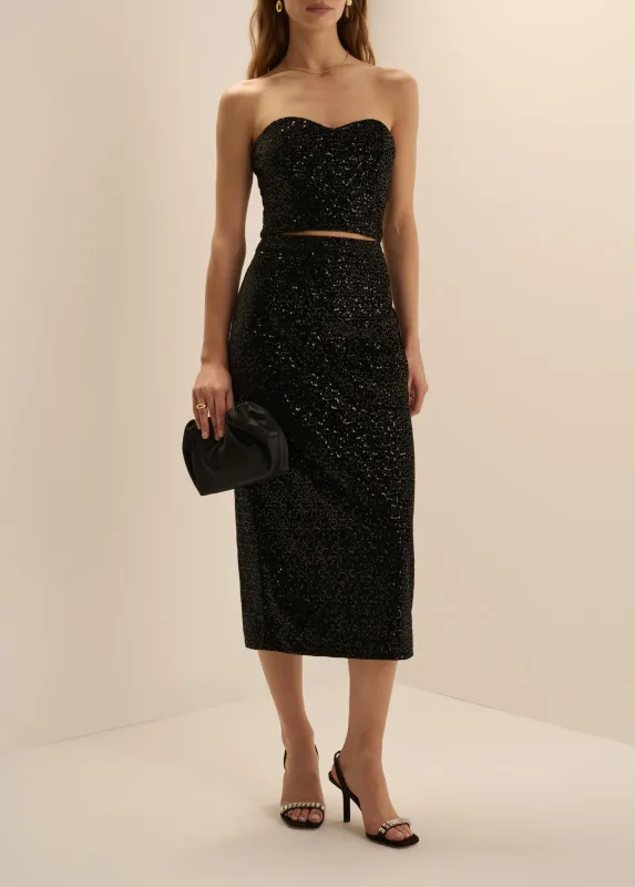 THE OUT OF YOUR LEAGUE SKIRT made by Favorite Daughter