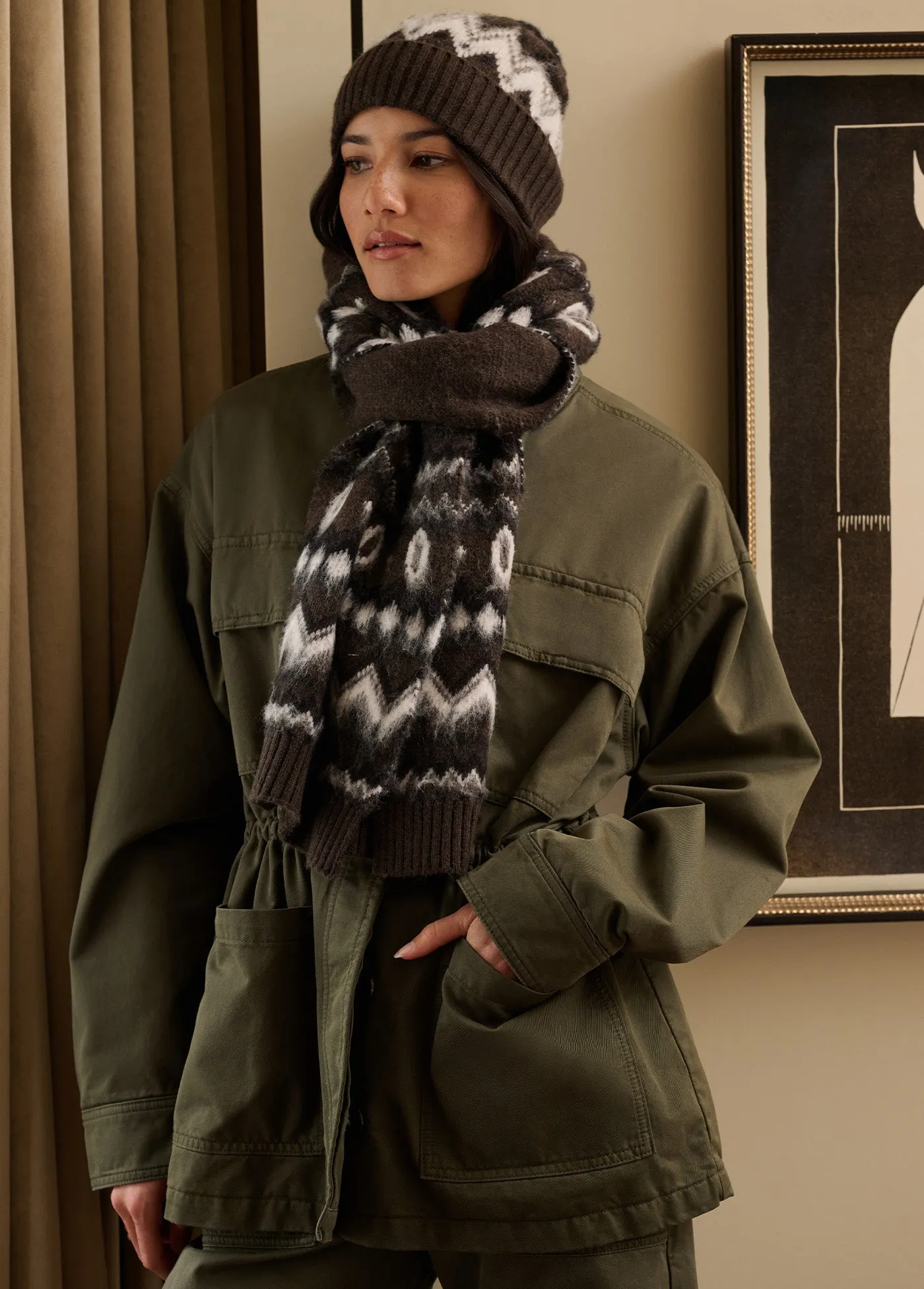 THE FAIRISLE BEANIE sold by Favorite Daughter product image thumbnail 2