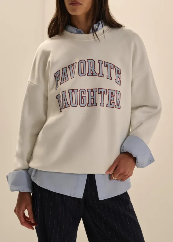 THE COLLEGIATE SWEATSHIRT made by Favorite Daughter