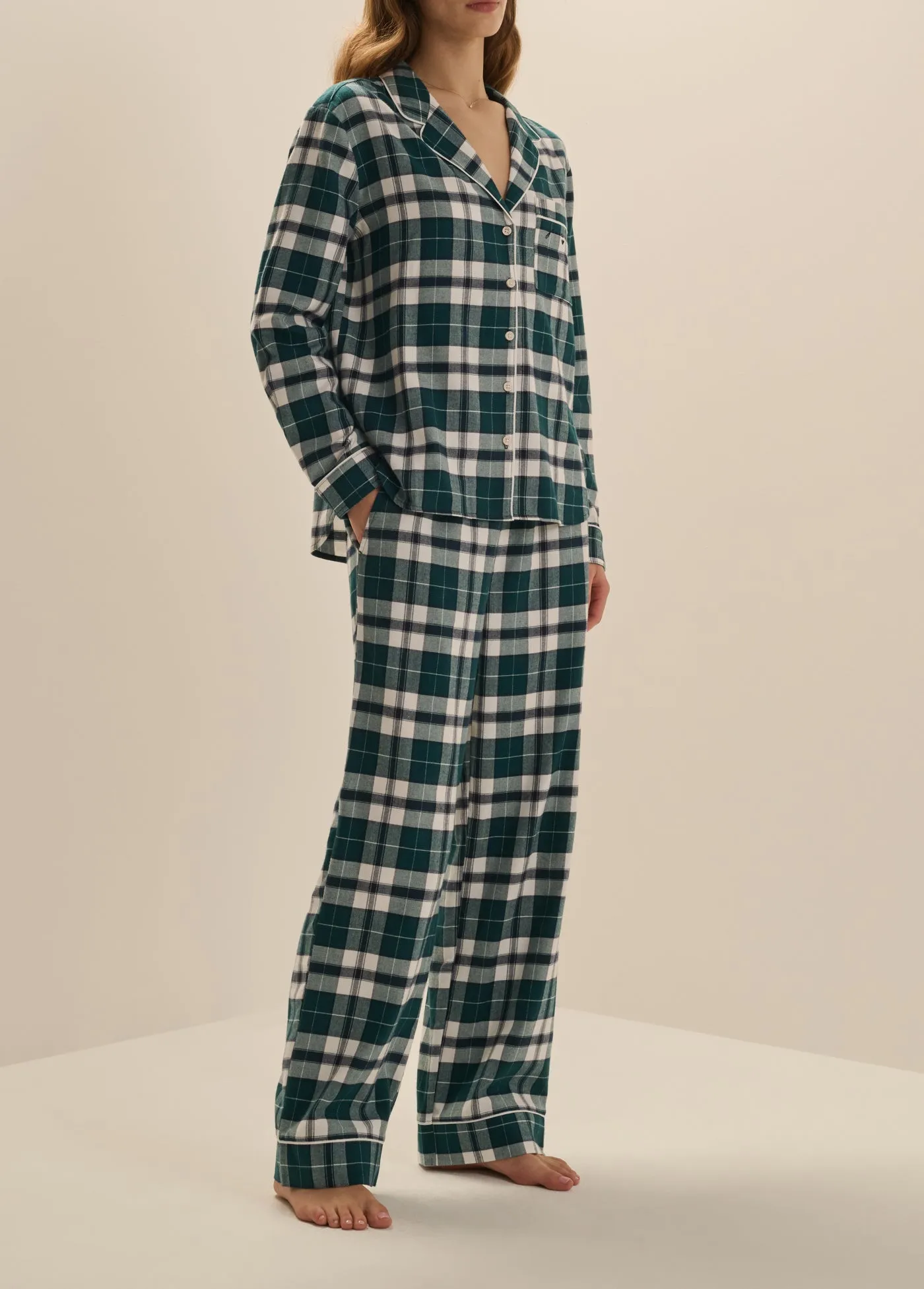THE FAVORITE FLANNEL PJ SET sold by Favorite Daughter