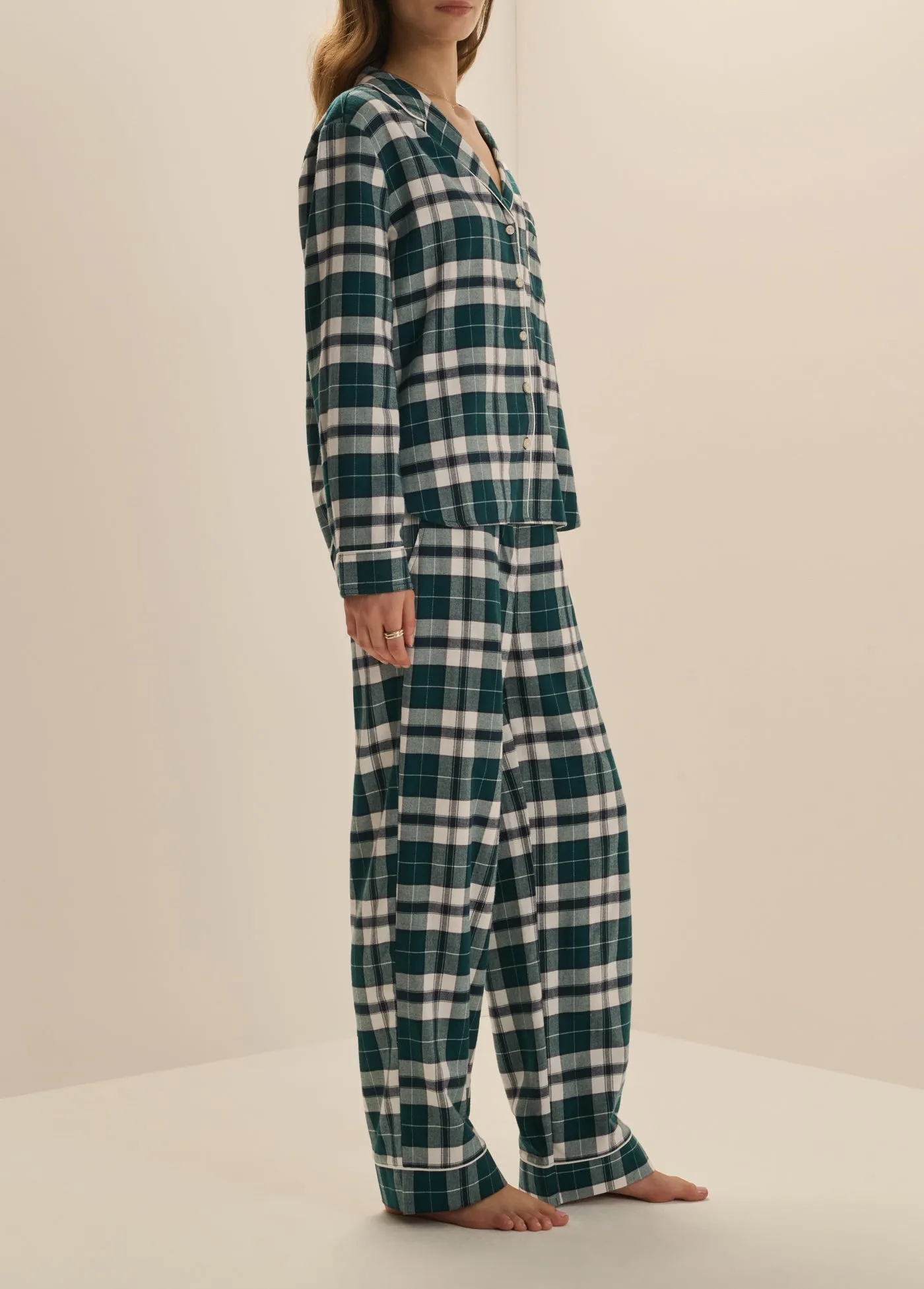 THE FAVORITE FLANNEL PJ SET sold by Favorite Daughter product image thumbnail 4