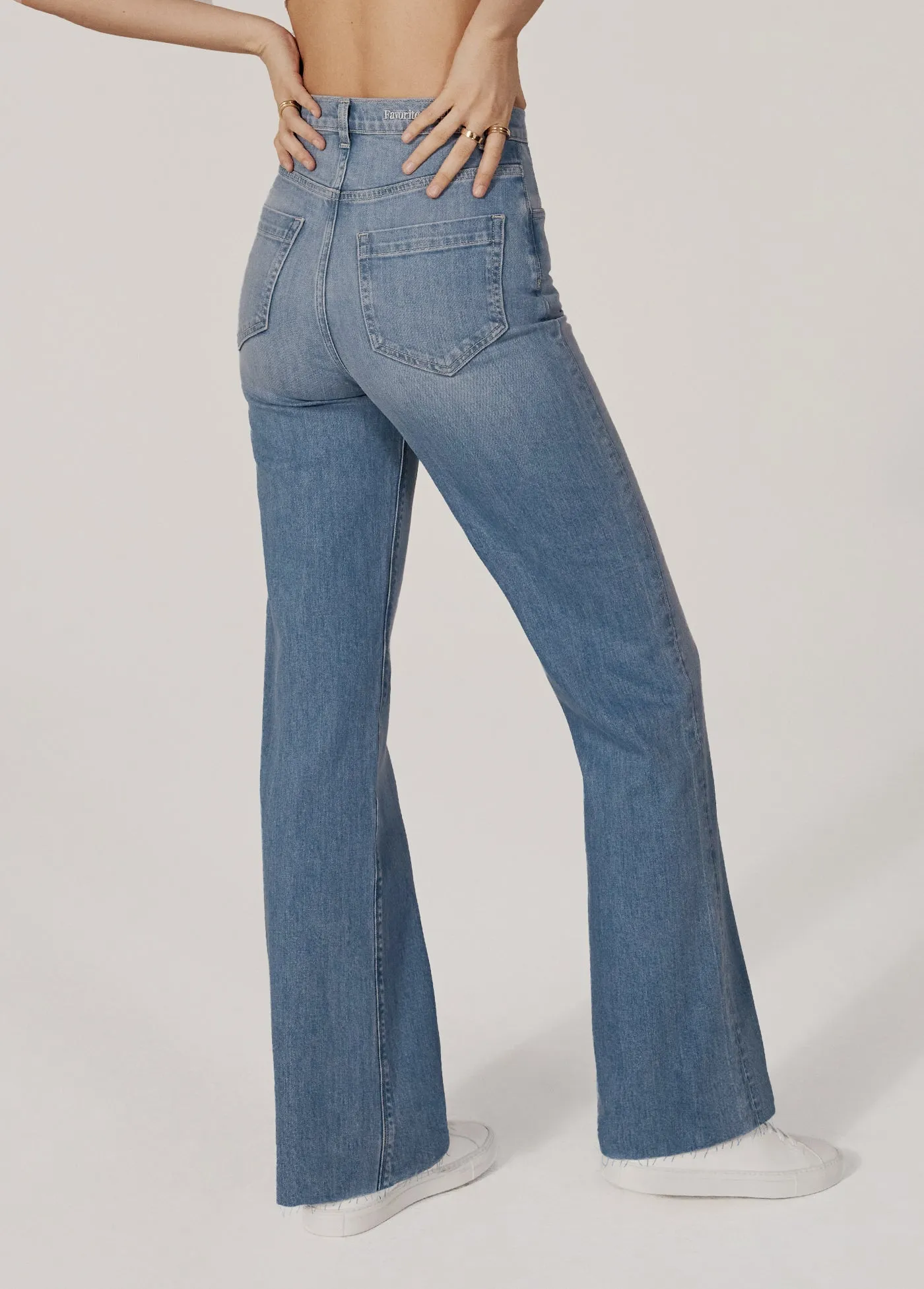 THE JORDIE SUPER HIGH RISE WIDE LEG sold by Favorite Daughter product image thumbnail 4