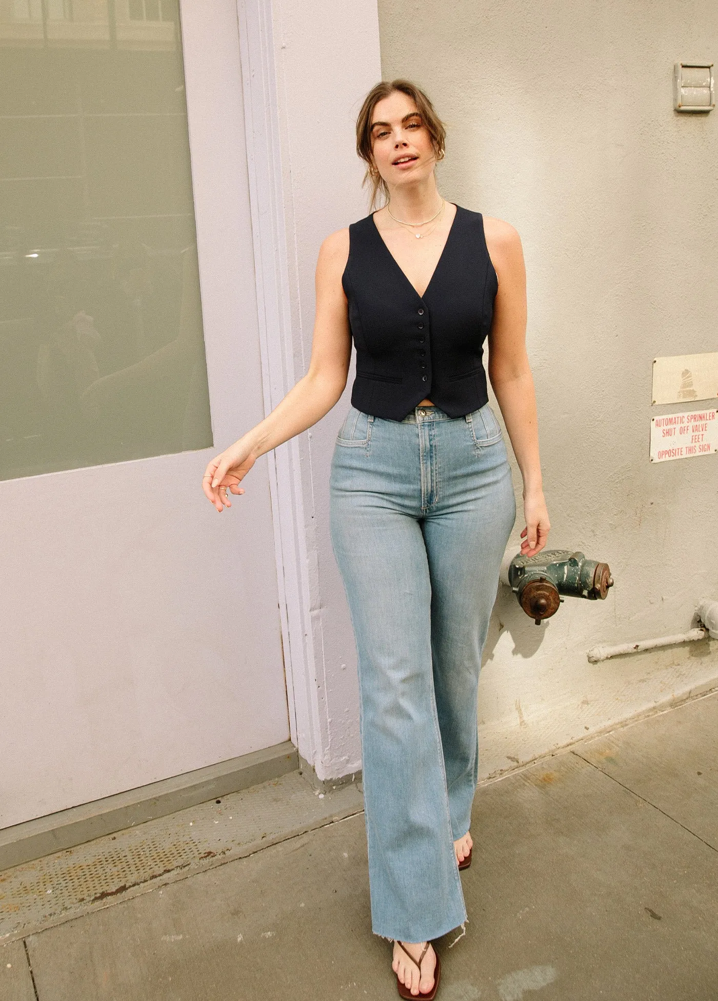 THE JORDIE SUPER HIGH RISE WIDE LEG sold by Favorite Daughter product image thumbnail 5