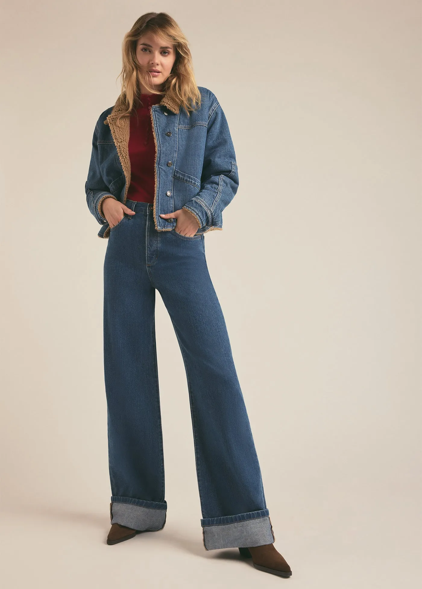 THE MASHA SUPER HIGH RISE WIDE LEG sold by Favorite Daughter product image thumbnail 4