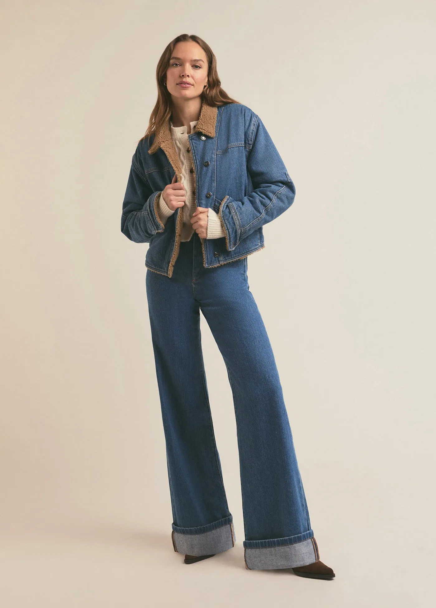 THE MASHA SUPER HIGH RISE WIDE LEG sold by Favorite Daughter product image thumbnail 2