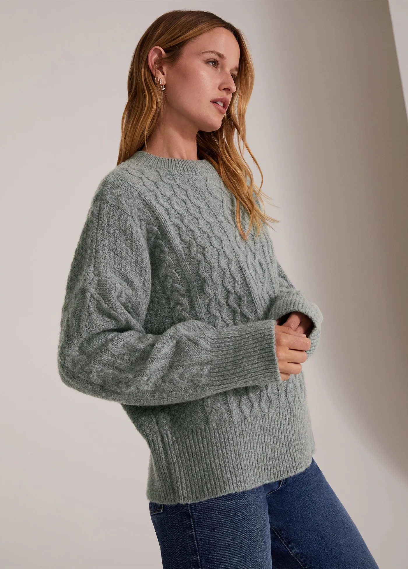 THE OVERSIZED CABLE SWEATER sold by Favorite Daughter