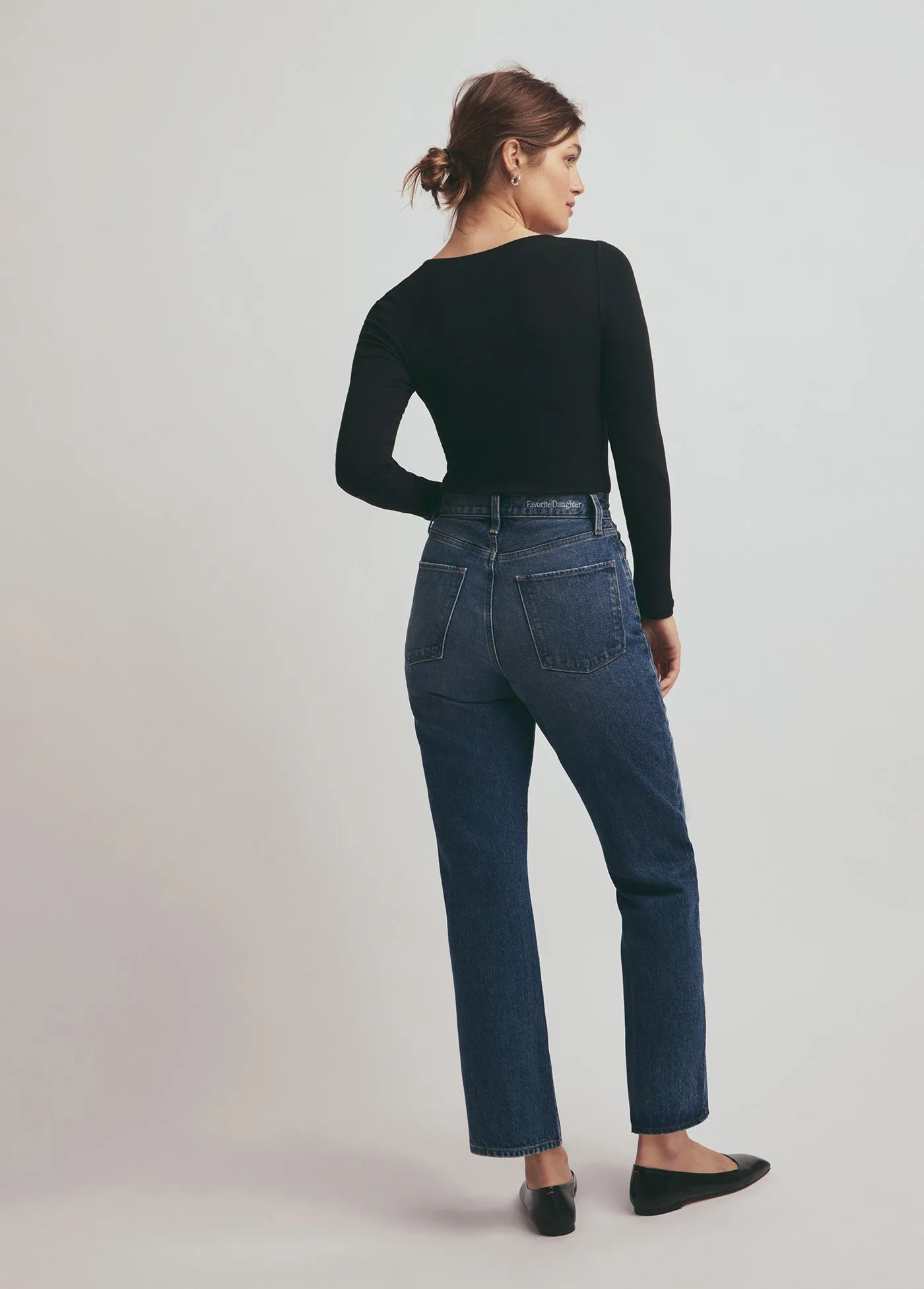 THE HENLEY RIBBED LONG SLEEVE sold by Favorite Daughter product image thumbnail 5
