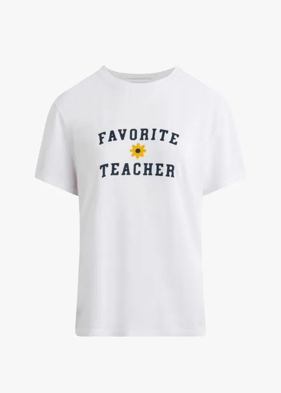 FAVORITE TEACHER FLOWER CLASSIC TEE sold by Favorite Daughter