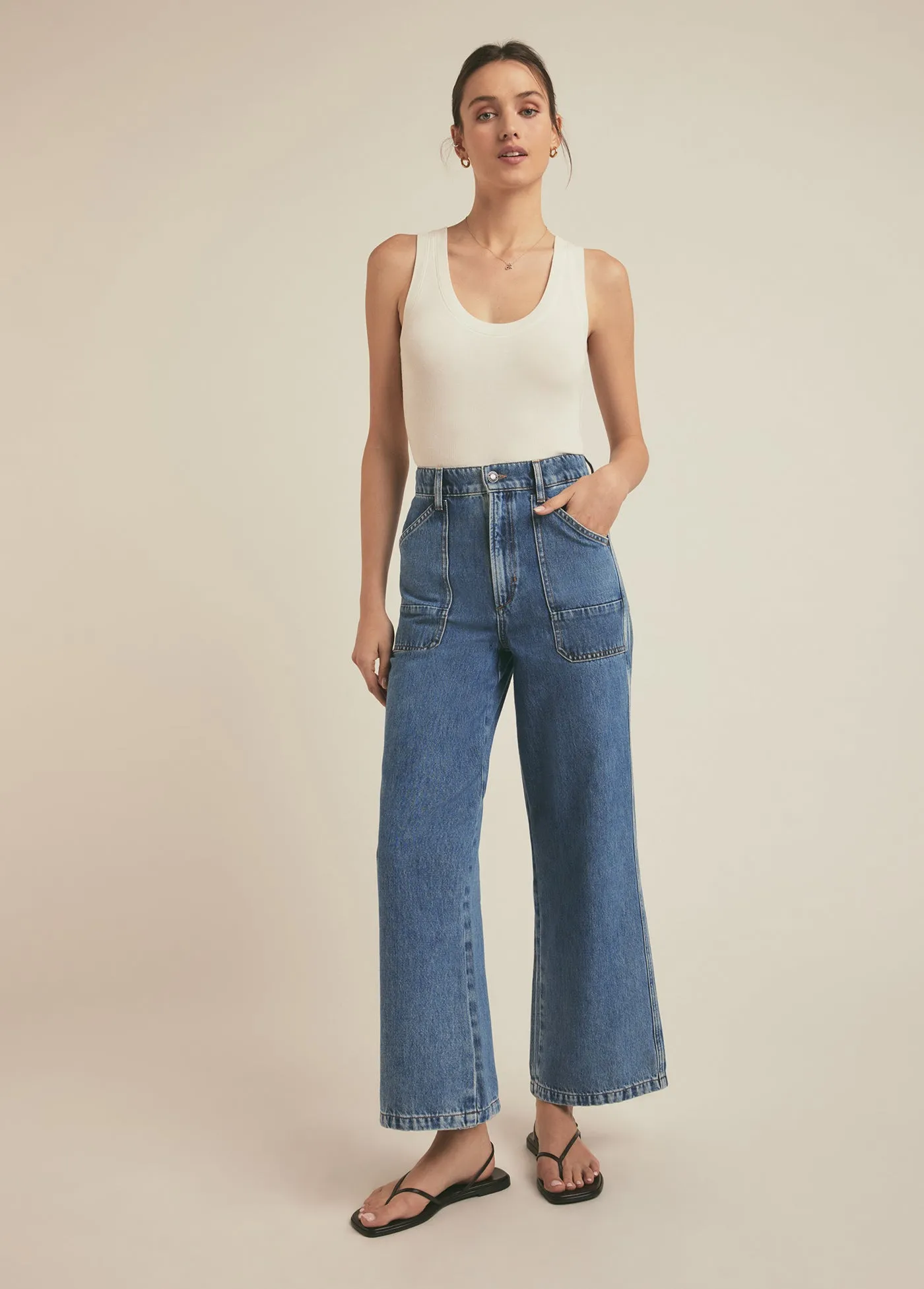 THE MISCHA SUPER HIGH RISE UTILITY sold by Favorite Daughter product image thumbnail 3