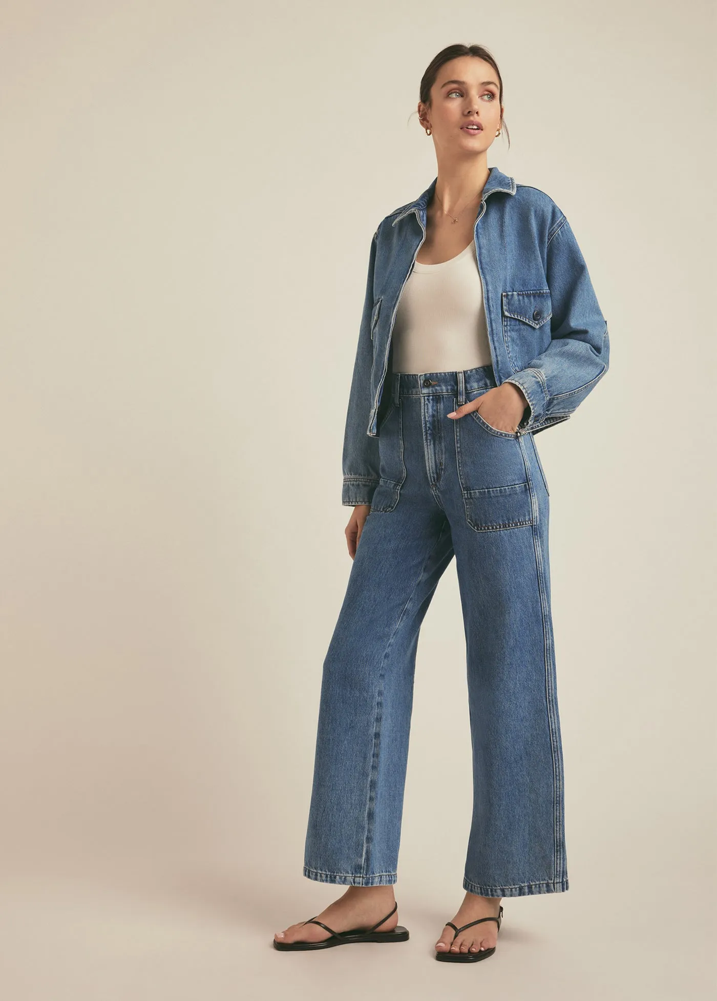 THE MISCHA SUPER HIGH RISE UTILITY sold by Favorite Daughter product image thumbnail 4