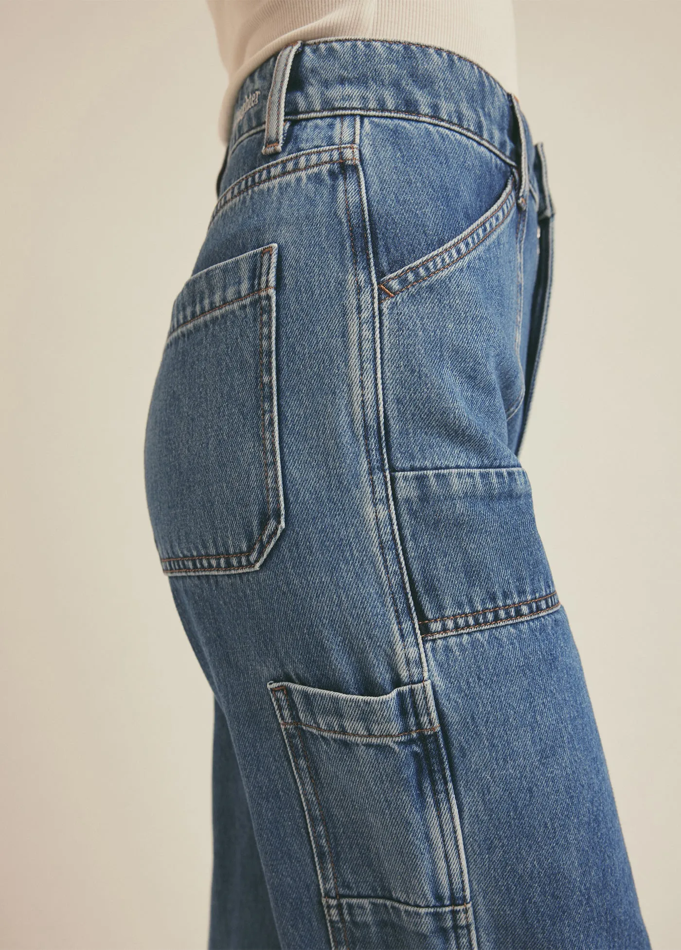 THE MISCHA SUPER HIGH RISE UTILITY sold by Favorite Daughter product image thumbnail 5