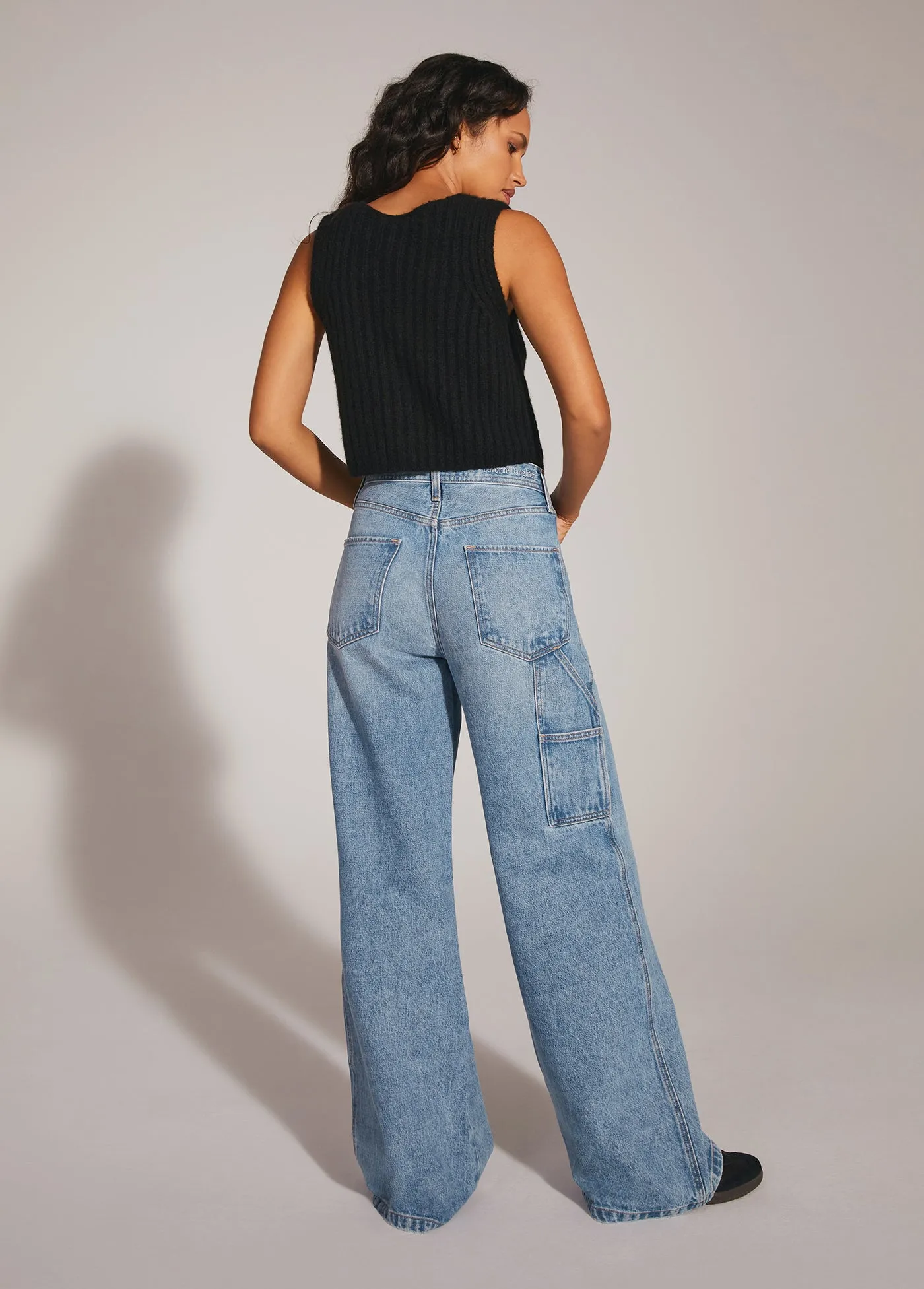 THE OLLIE LOW RISE ULTIMATE BAGGY WIDE LEG sold by Favorite Daughter product image thumbnail 4