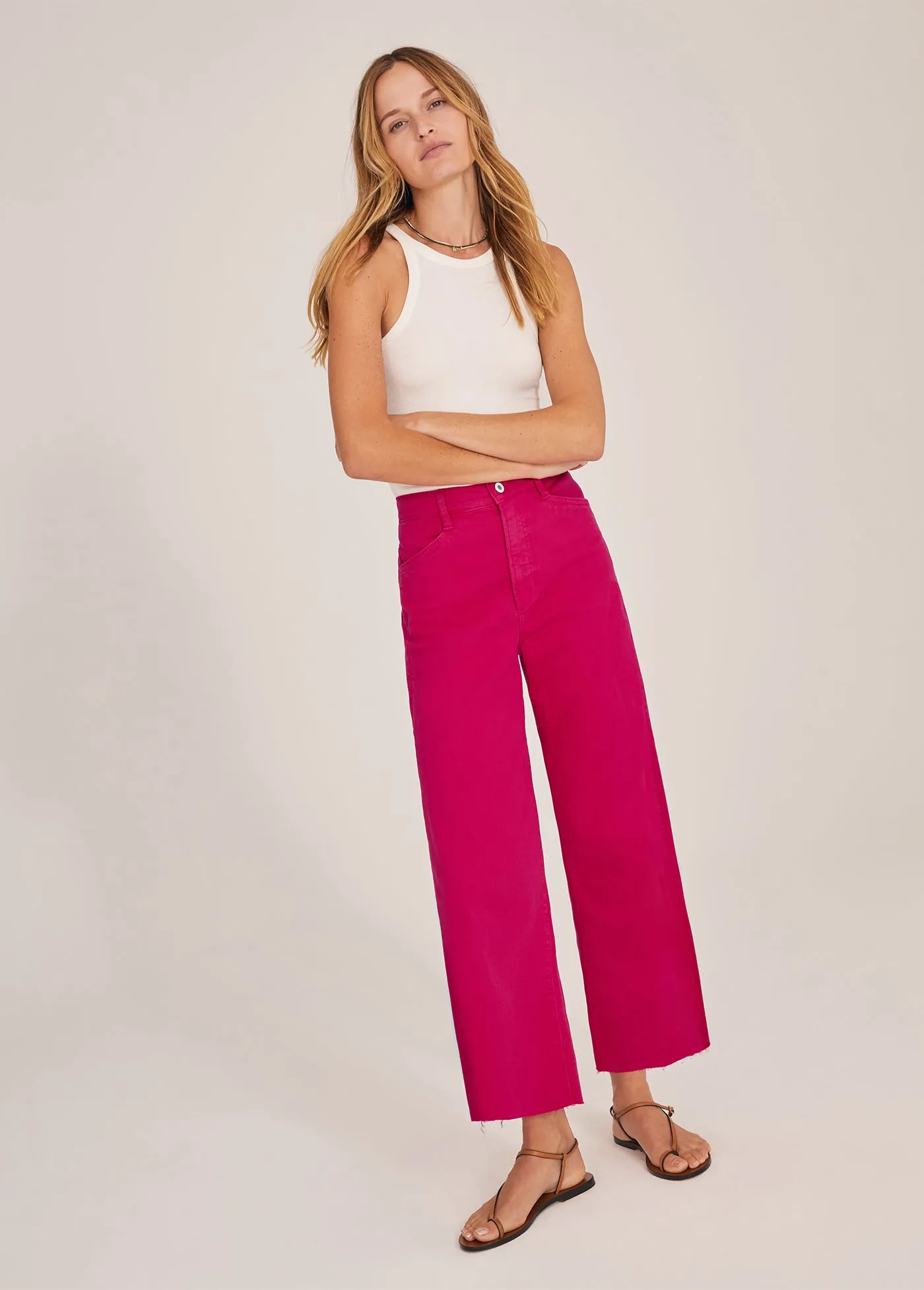 THE MISCHA SUPER HIGH RISE WIDE LEG ANKLE sold by Favorite Daughter product image thumbnail 2