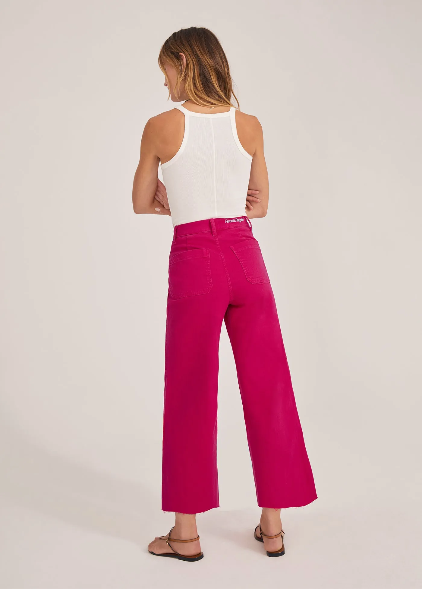 THE MISCHA SUPER HIGH RISE WIDE LEG ANKLE sold by Favorite Daughter product image thumbnail 4