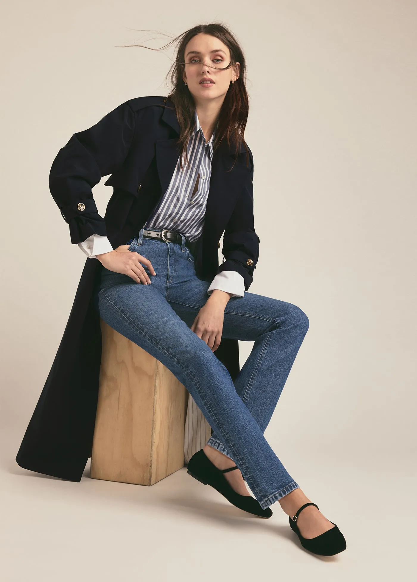 THE CUFFED STATEMENT SHIRT sold by Favorite Daughter product image thumbnail 2