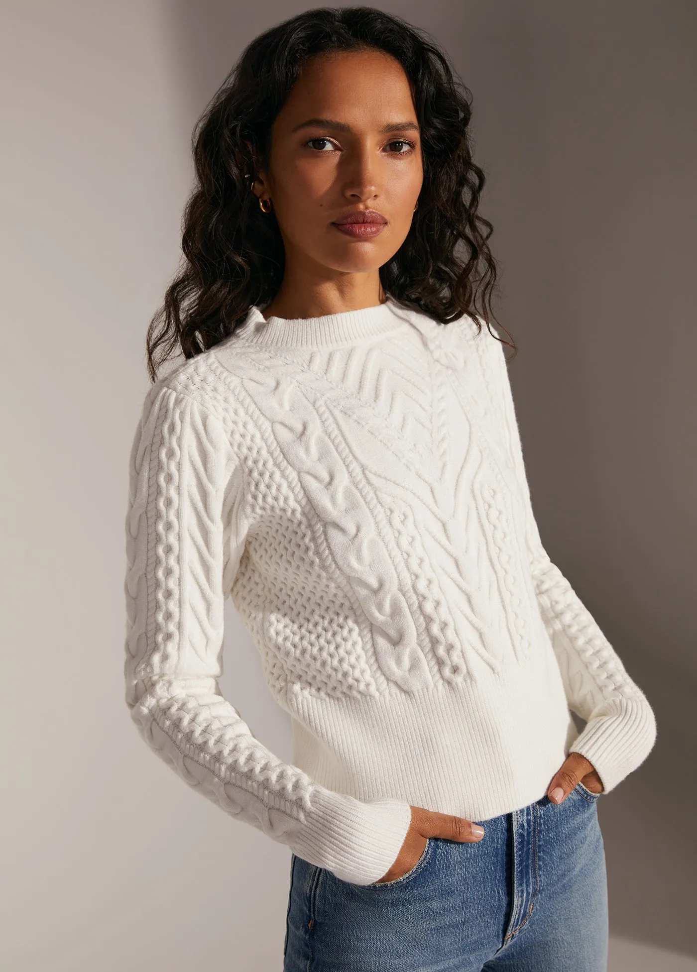 THE ESTHER CREWNECK SWEATER sold by Favorite Daughter