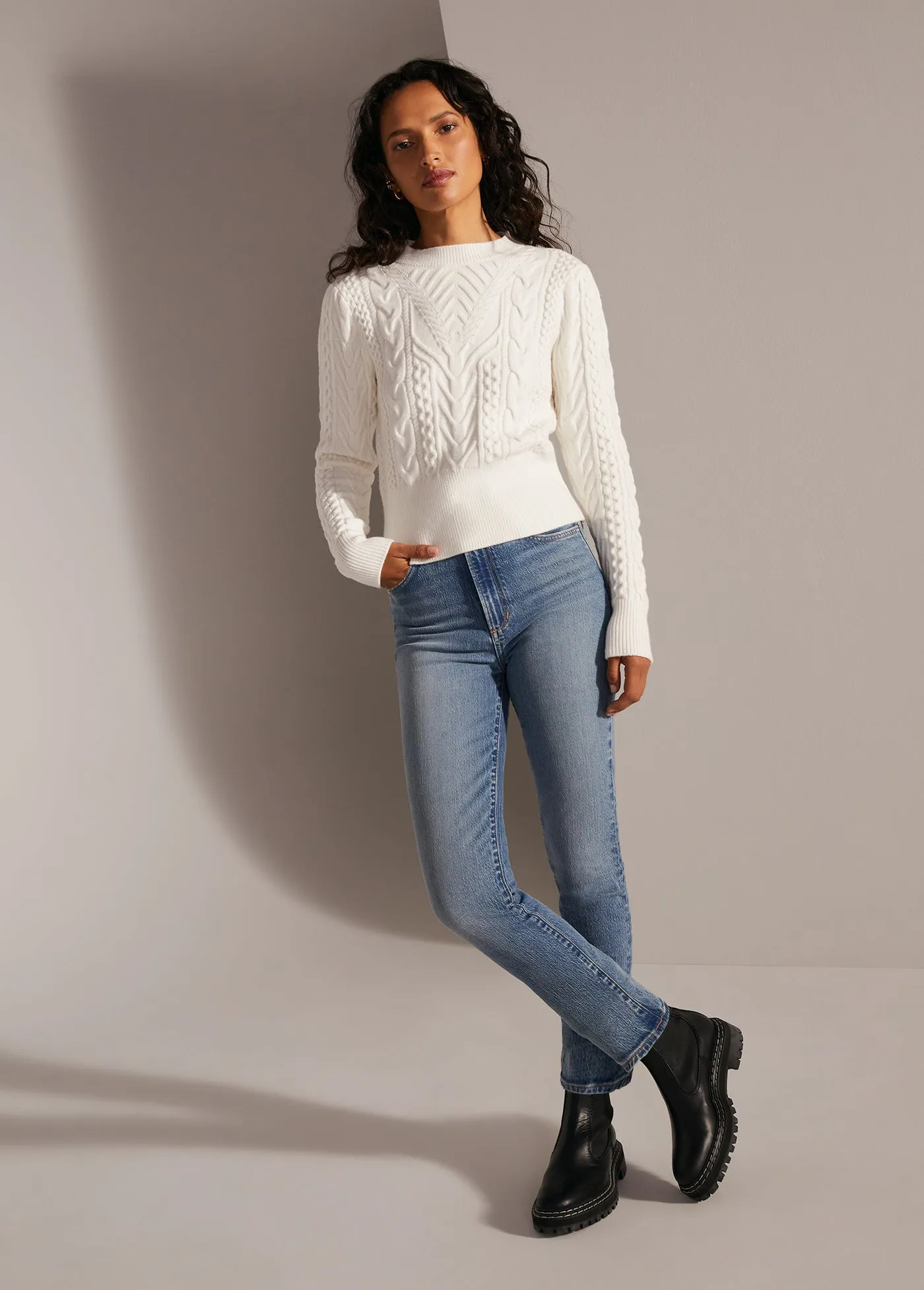 THE ESTHER CREWNECK SWEATER sold by Favorite Daughter product image thumbnail 2