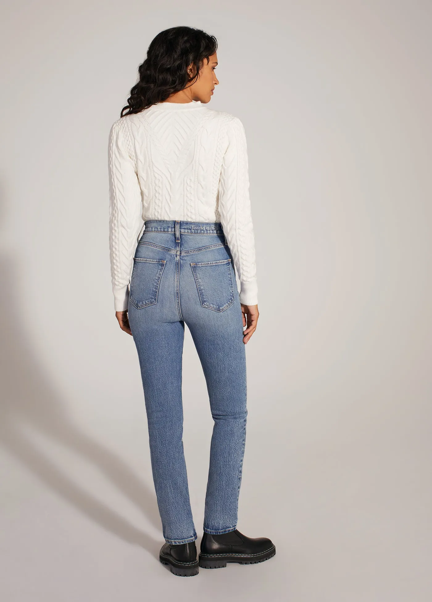 THE ESTHER CREWNECK SWEATER sold by Favorite Daughter product image thumbnail 5