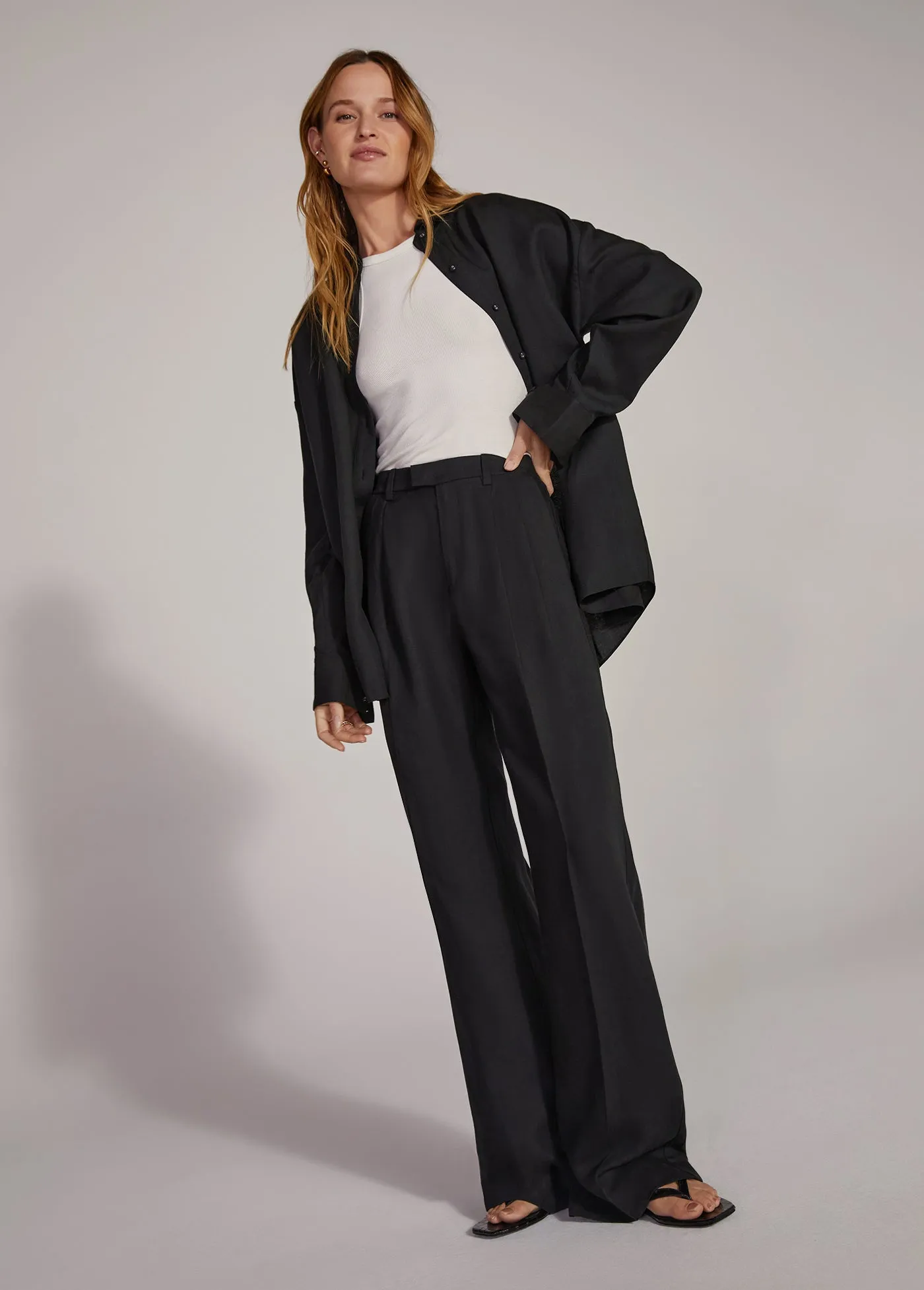 THE AGNES LINEN PANT sold by Favorite Daughter product image thumbnail 3