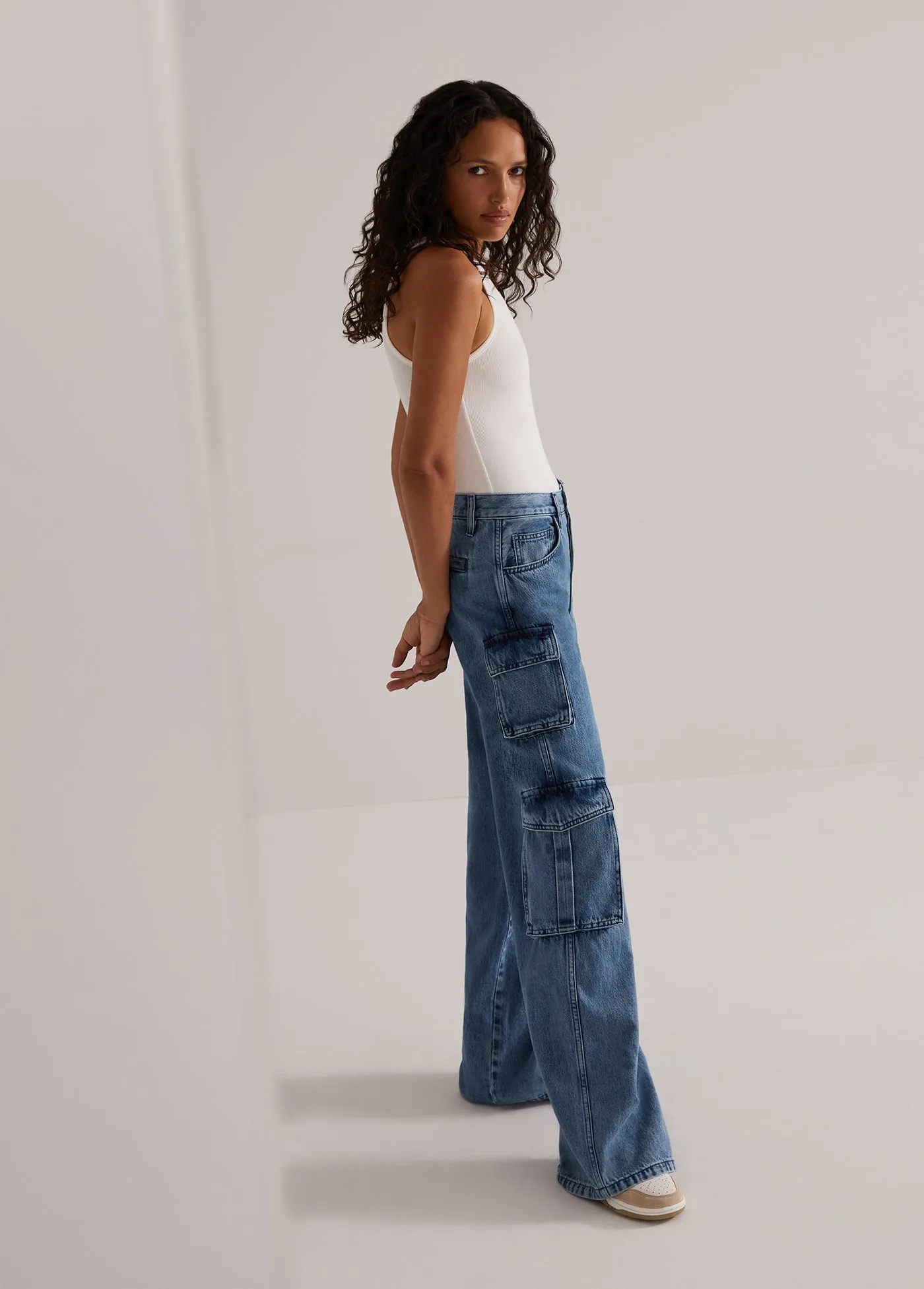 THE SHORTIE CARLY CARGO sold by Favorite Daughter product image thumbnail 4