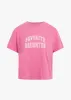 THE CROPPED COLLEGIATE TEE sold by Favorite Daughter