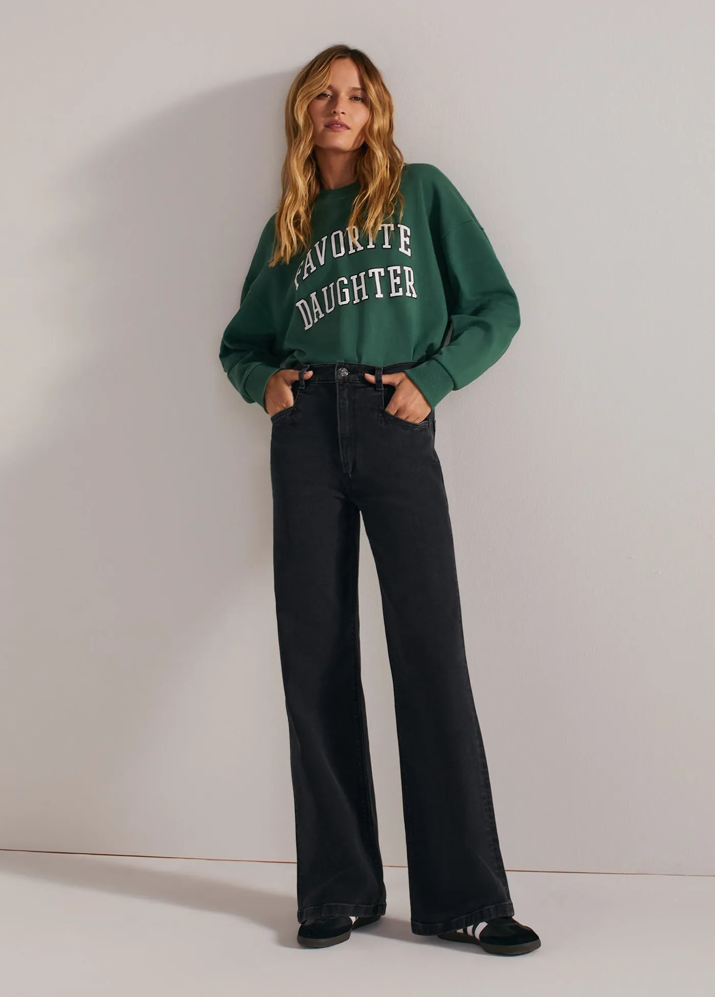 THE JORDIE SUPER HIGH RISE WIDE LEG sold by Favorite Daughter