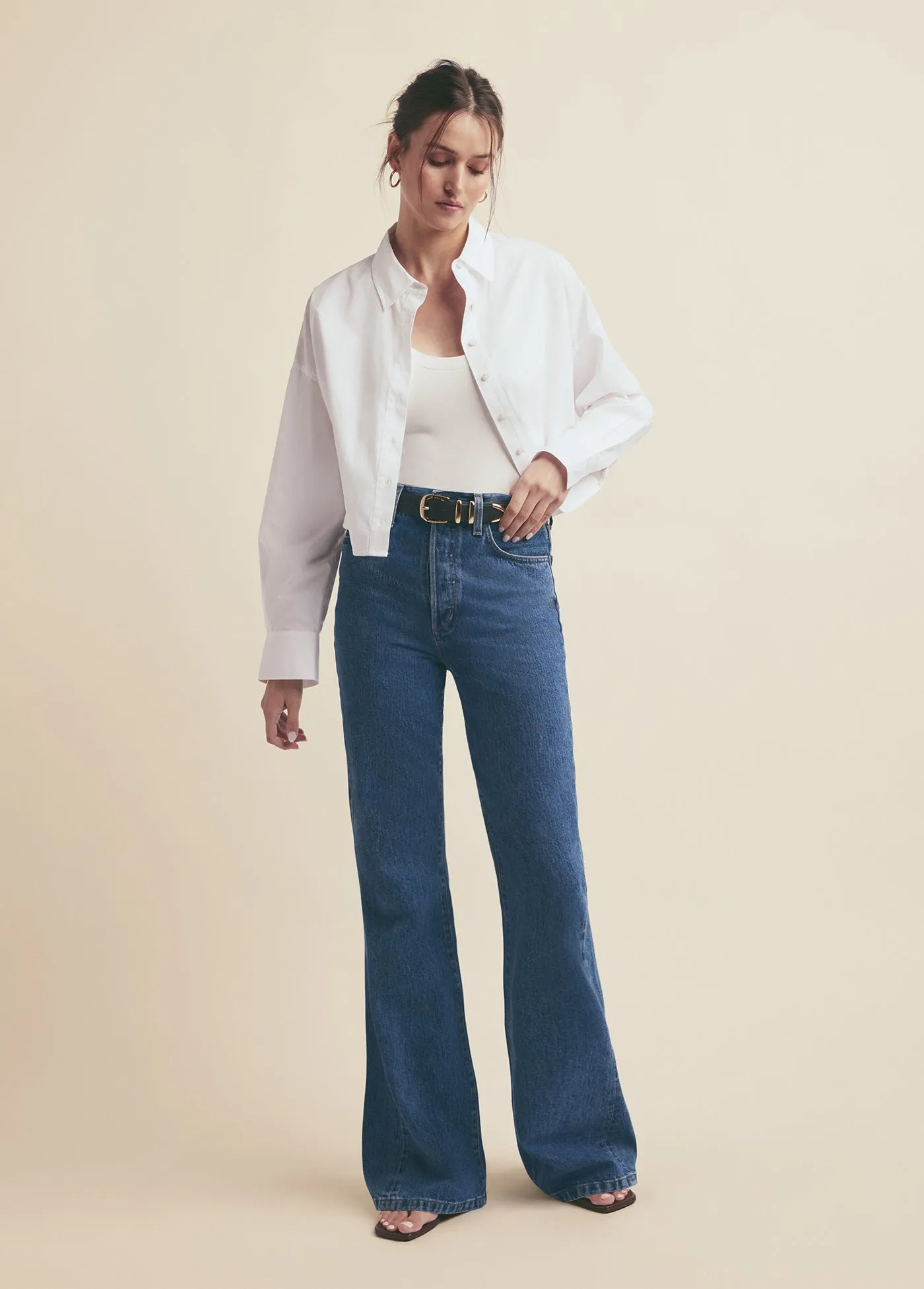 THE VALENTINA SUPER HIGH RISE FLARE sold by Favorite Daughter product image thumbnail 4