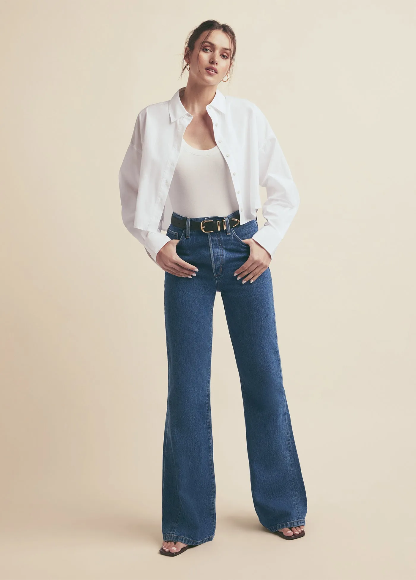 THE VALENTINA SUPER HIGH RISE FLARE sold by Favorite Daughter product image thumbnail 2