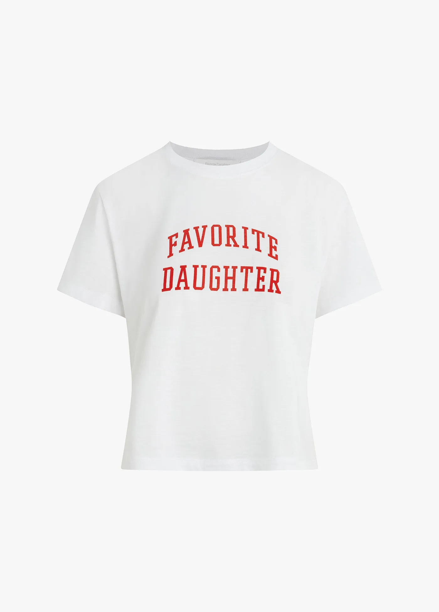THE CROPPED COLLEGIATE TEE sold by Favorite Daughter product image thumbnail 5