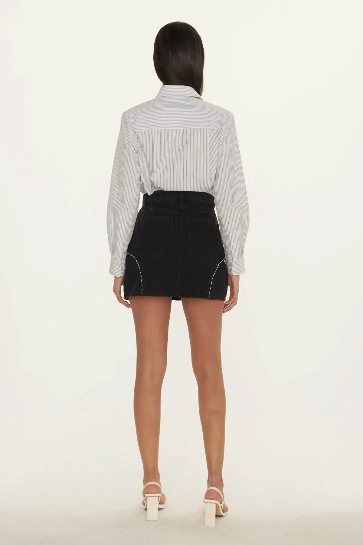 Denim Mini Skirt sold by Ahiri product image thumbnail 3