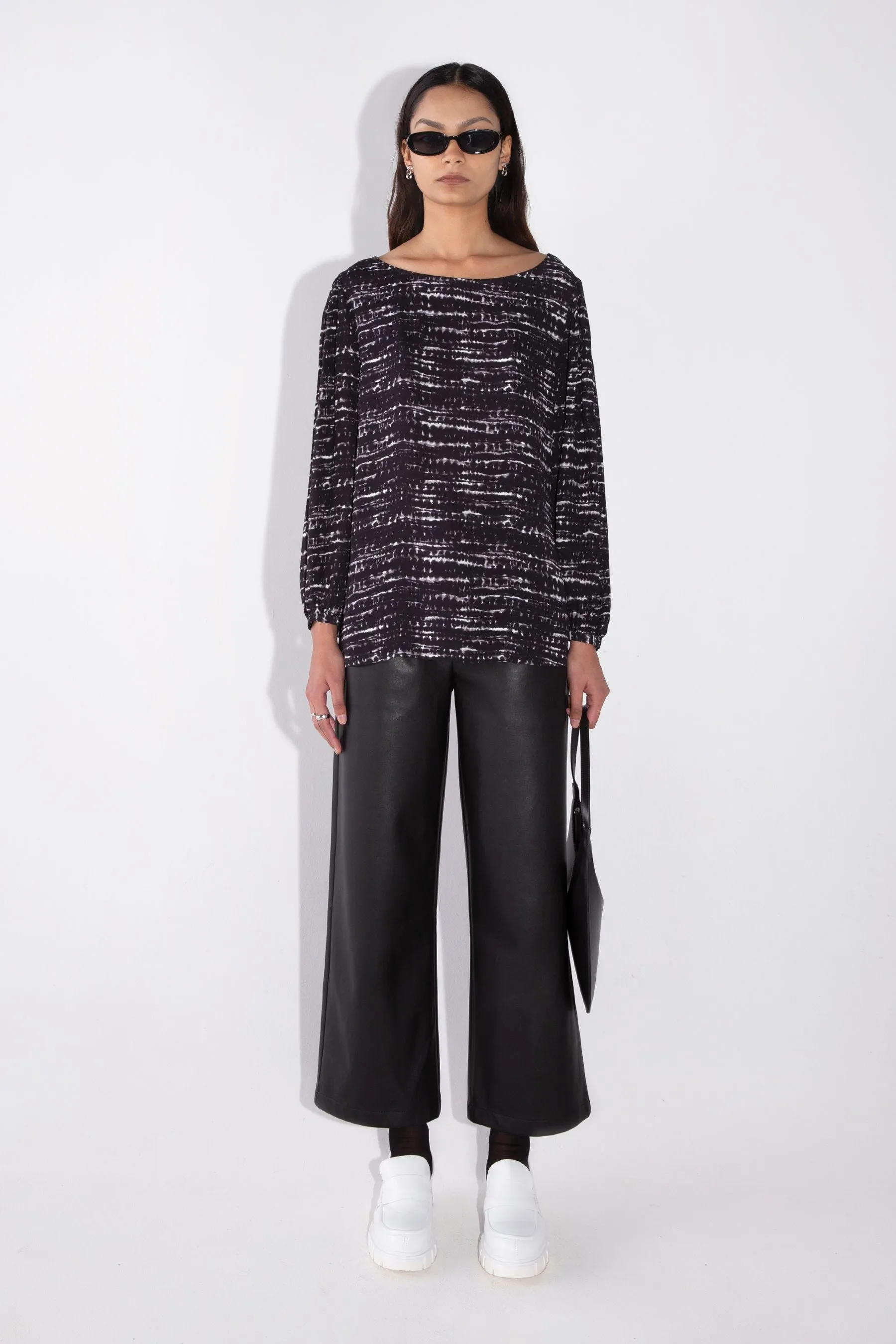 Draped Sleeve Blouse sold by Ahiri