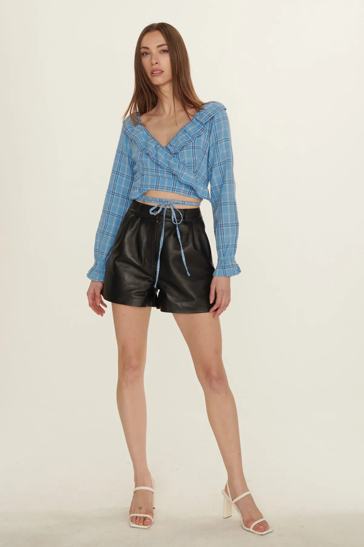 WRAP CROP TOP sold by Ahiri