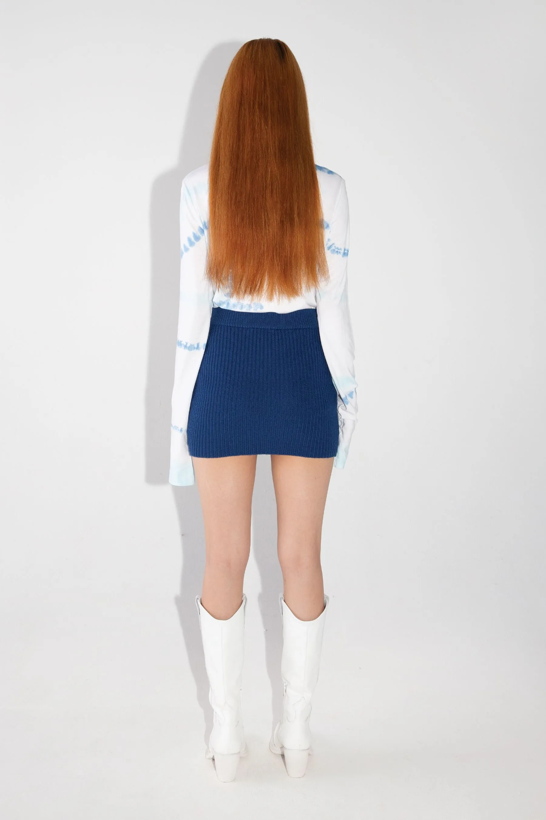 High Waist Knit Mini Skirt sold by Ahiri product image thumbnail 3