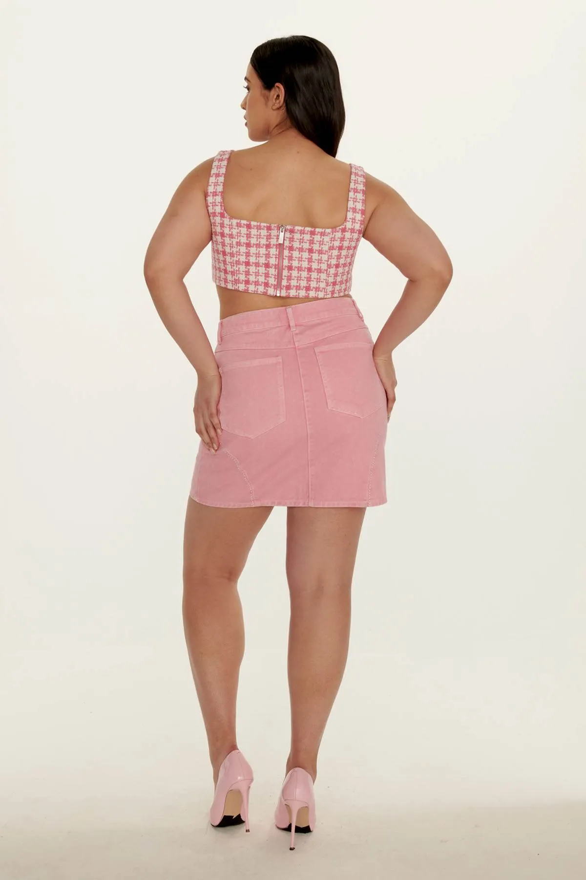 DENIM MINI SKIRT sold by Ahiri product image thumbnail 3